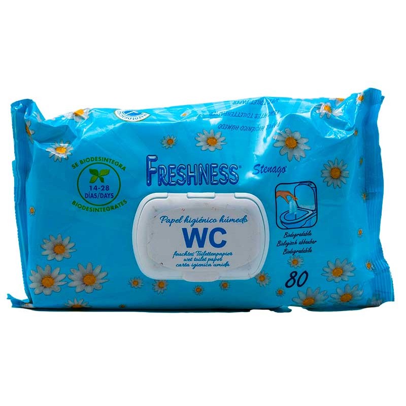 Papel Higienico Humedo Wc KONNY KISS Aloe/Camomila  80 UND | Borosa Market