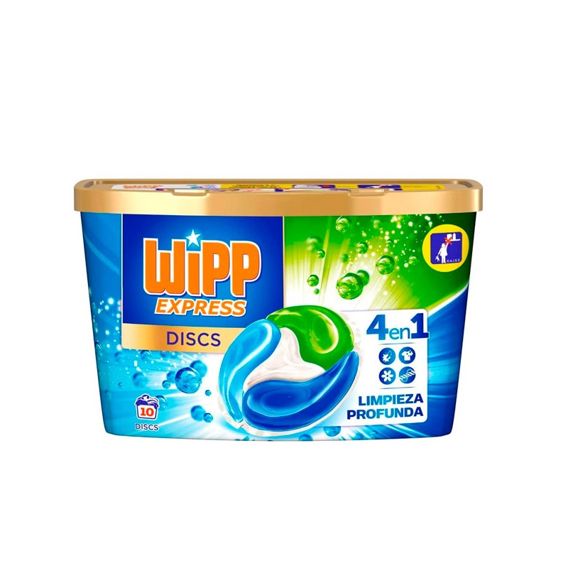 Detergente Ropa Capsulas  WIPP Express 4 En 1 - 10 UND | Borosa Market