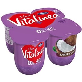 Yogur Sabor Coco VITALINEA  X4