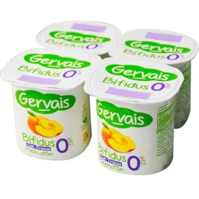 Bifidus 0% Trozos Melocoton GERVAIS X4