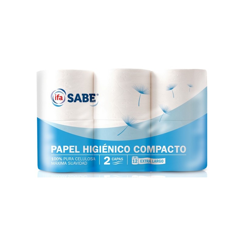 Papel Higienico 12 Rollos IFA Super Compacto | Cash Borosa