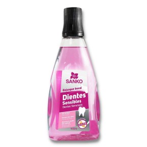 Enjuague Dientes Sensibles Sin Alcohol SANKO 500 ML