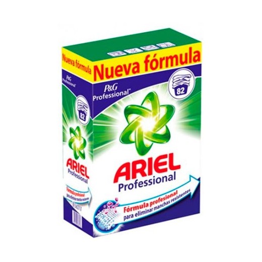 Detergente Ropa Polvo ARIEL Regular 82 Lavados | Cash Borosa