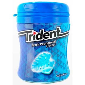 CHICLES TRIDENT HIERBABUENA BOTE 59 UNIDADES