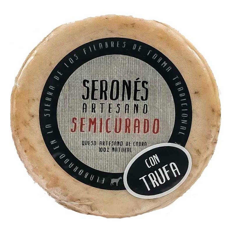 Queso Semicurado SERONES Cabra Trufado 500 Gr Aprox | Cash Borosa