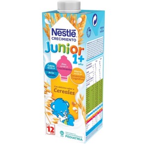 Leche de Crecimiento NESTLE Junior 3 Años Cereales 1 L