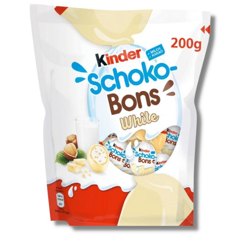 Chocolate KINDER Schoko Bons White 200 GR | Cash Borosa