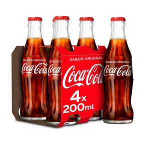 Refresco COCA COLA Botellin Pack 4 UND X 20 CL