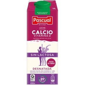 Leche Desnatada Sin Lactosa PASCUAL 1 L