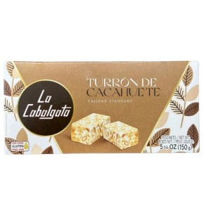 Turron Duro Cacahuete LA CABALGATA 150 GR