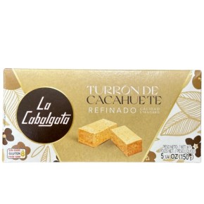 Turron Blando Cacahuete LA CABALGATA 150 GR