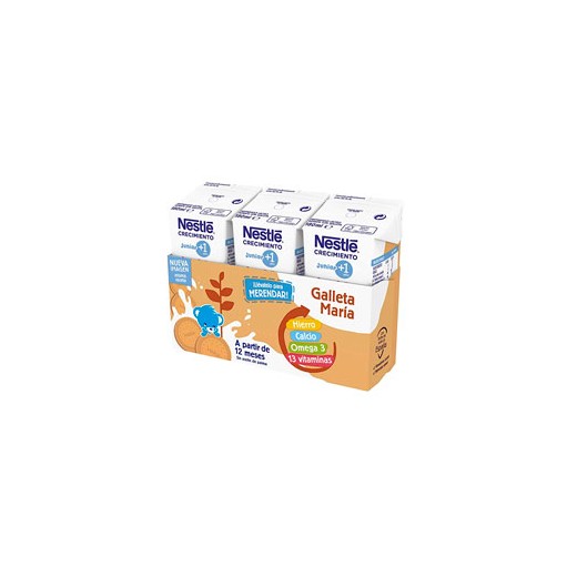 Leche de Crecimiento NESTLE Galleta Maria Pack 3 X 180 GR | Cash Borosa