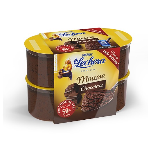 Mousse Dos Chocolates LA LECHERA X4 | Cash Borosa