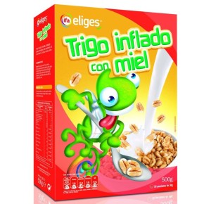 Cereales IFA Trigo Inflado Miel 500 Gr