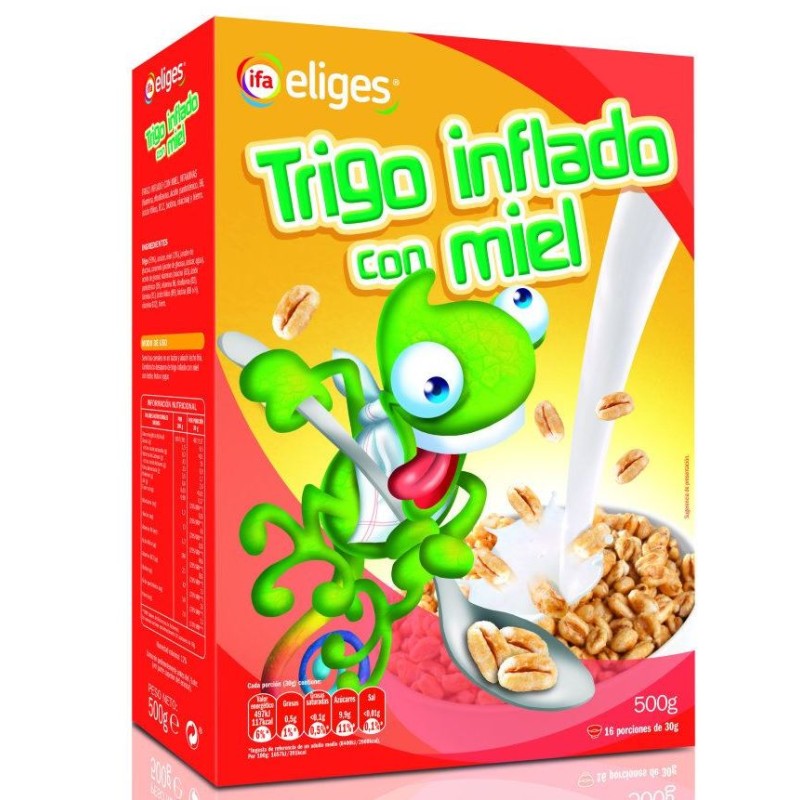 Cereales IFA Trigo Inflado Miel 500 Gr | Borosa Market