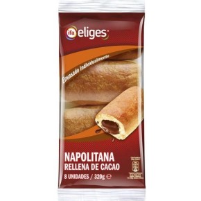 Napolitana Choco IFA 8 UND 320Gr