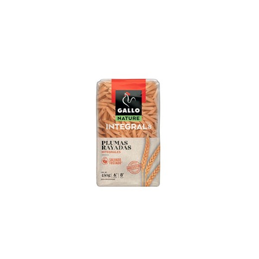 GALLO Macarrones Plumas Integral  Nature 450 GR | Borosa Market