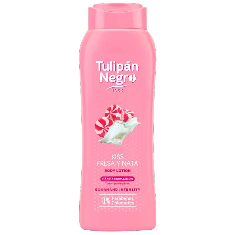 Locion Corporal TULIPAN NEGRO Fresa y Nata 400 ML | Cash Borosa