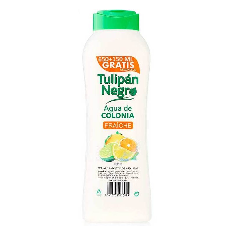 Agua de Colonia TULIPAN NEGRO Fresa Y Nata  800ML | Cash Borosa