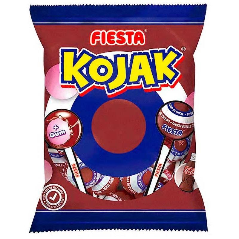 Caramelo FIESTA Kojak Sabor Cola 7 UND | Cash Borosa