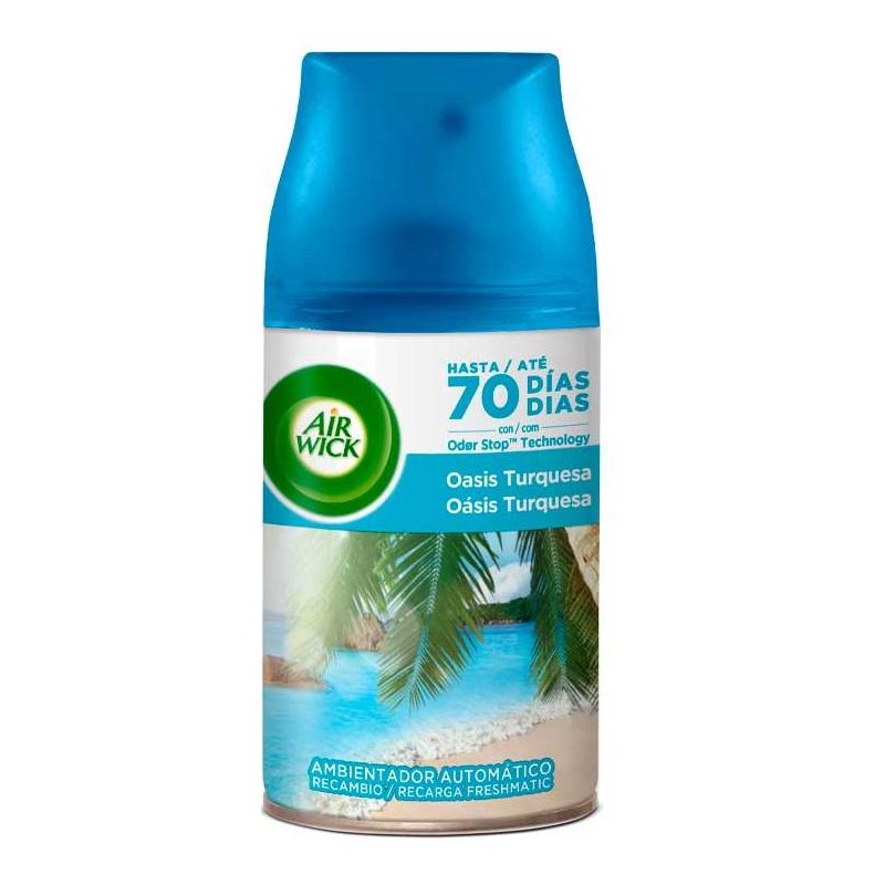 Ambientador Recambio Air Wick Oasis Turquesa  250 Ml | Cash Borosa