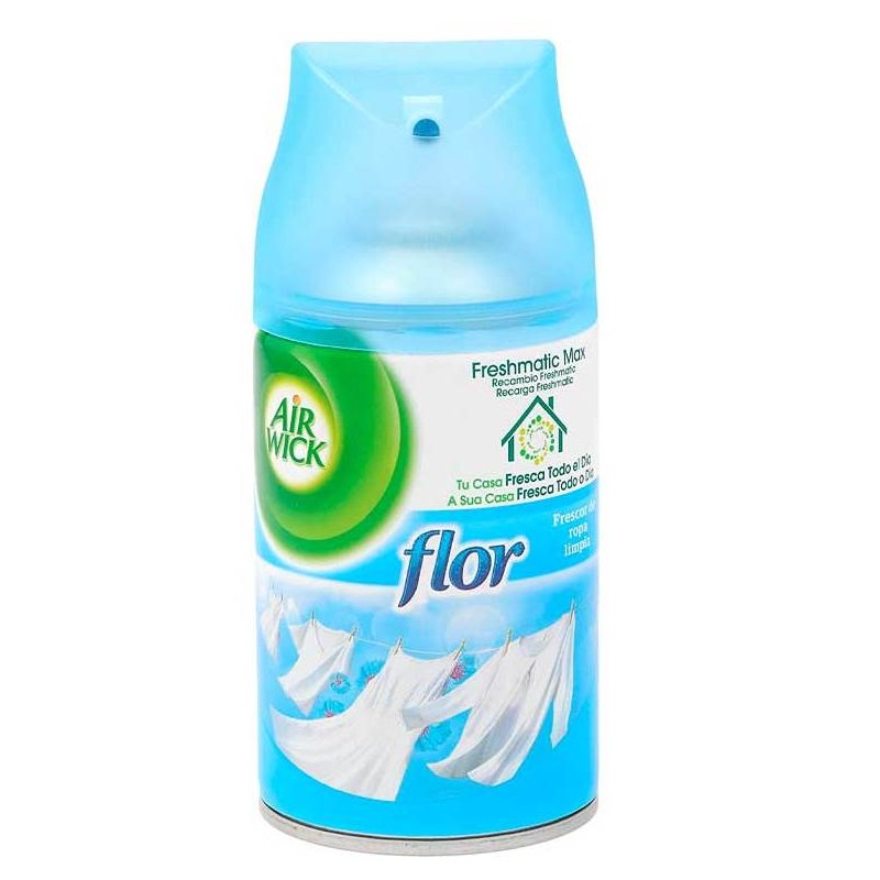 Ambientador Recambio Air Wick Flor De Ropa  250 Ml | Cash Borosa