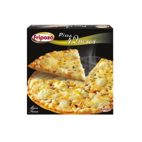 Pizza FRIPOZO Horno de Piedra 4 Quesos 400 GR