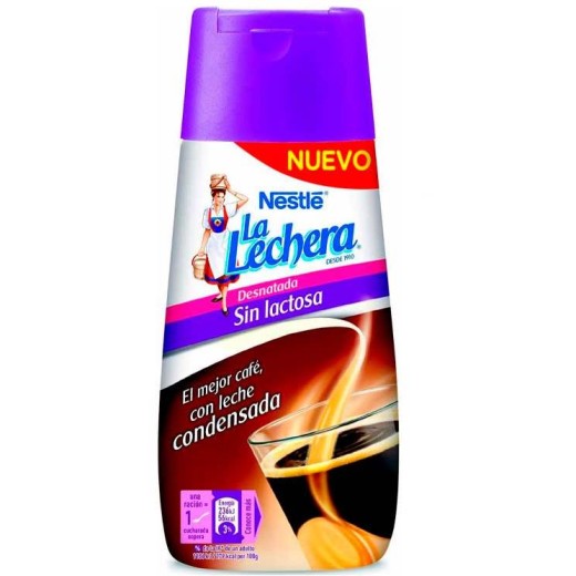 Leche Condensada Sin Lactosa LA LECHERA Bote 450 GR | Cash Borosa