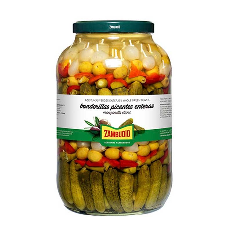 Banderillas Picantes ZAMBUDIO 1100 Gr | Cash Borosa