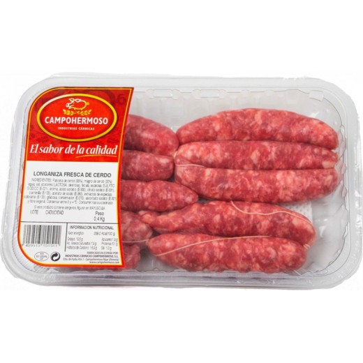 Longaniza Fresca CAMPOHERMOSO 400 GR | Cash Borosa