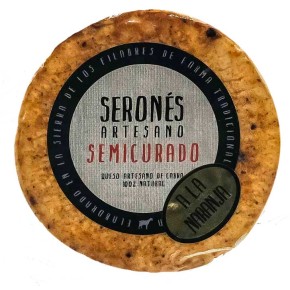 Queso Semicurado SERONES Cabra Naranja 500 GR Aprox