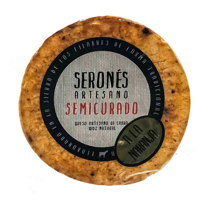 Queso Semicurado SERONES Cabra Naranja 500 GR Aprox | Cash Borosa