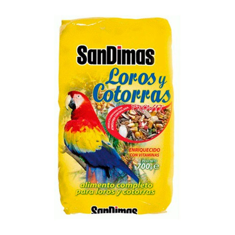 Alimento Loros Y Cotorras San Dimas 700 GR | Cash Borosa