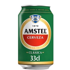 Cerveza Lata AMSTEL Clasica 33 CL