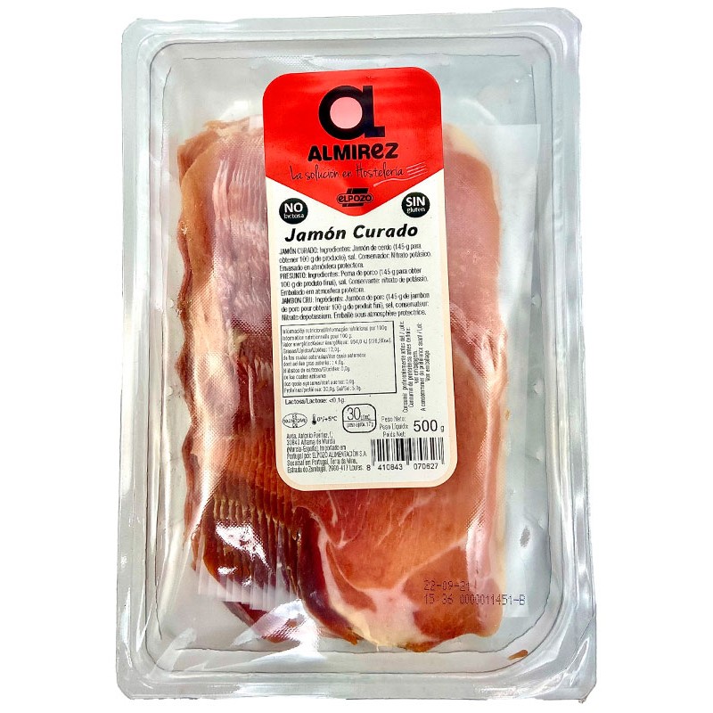 Jamon Serrano Lonchas ALMIREZ 500 Gr | Cash Borosa