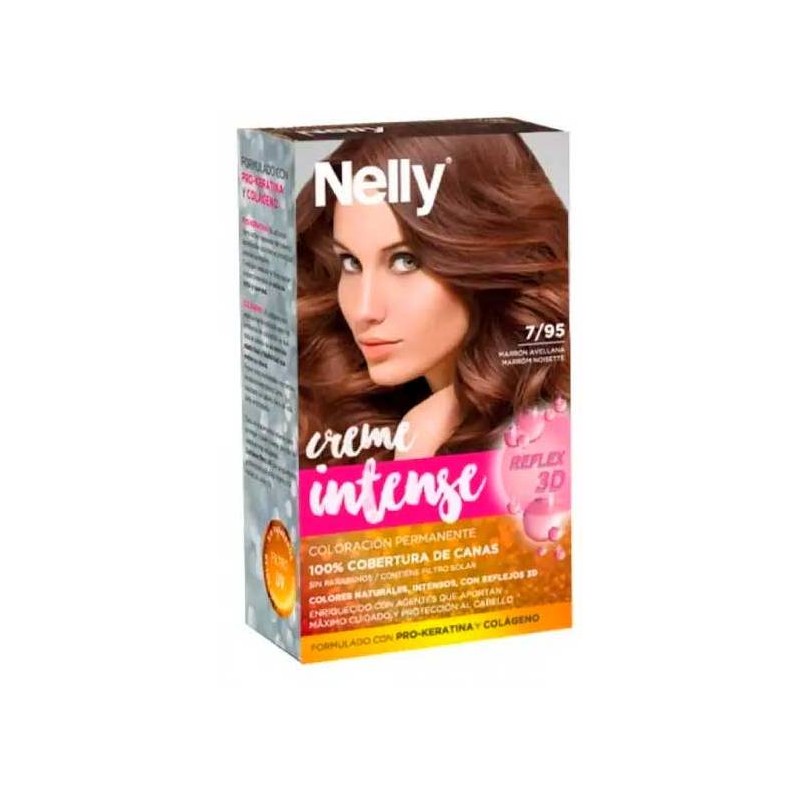 Tinte Pelo NELLY Nº 7.95 Marron Avellan | Cash Borosa