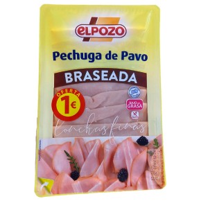 Fiambre Pechuga De Pavo Braseada Lonchas ELPOZO 1 €