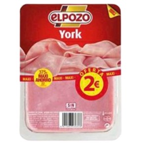 Jamon Cocido Lonchas ELPOZO 2 €  300 GR