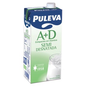 Leche Semidesnatada PULEVA 1 L