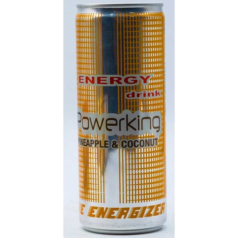 Bebida Energetica POWER KING Piña y Coco 250 ML | Cash Borosa