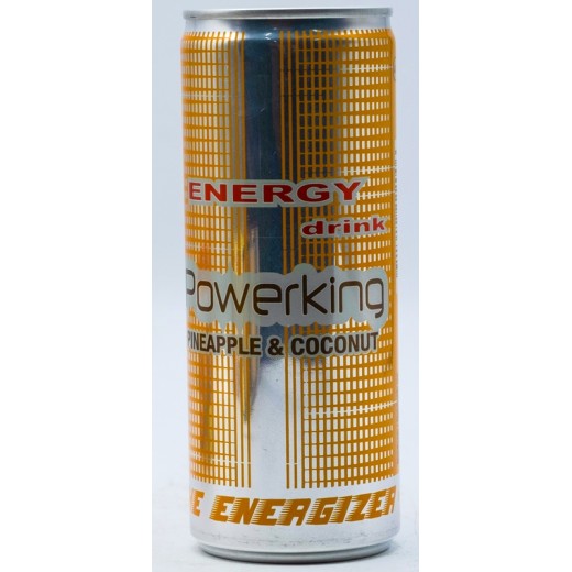 Bebida Energetica POWER KING Piña y Coco 250 ML | Cash Borosa