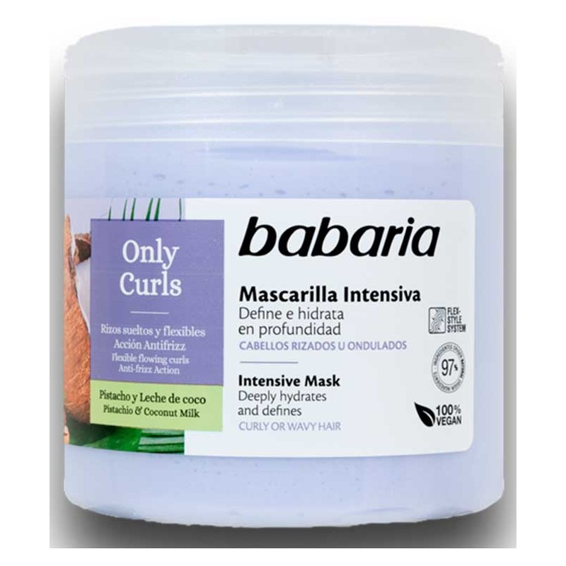 Mascarilla Intensiva Only Curls BABARIA  400 Ml | Cash Borosa