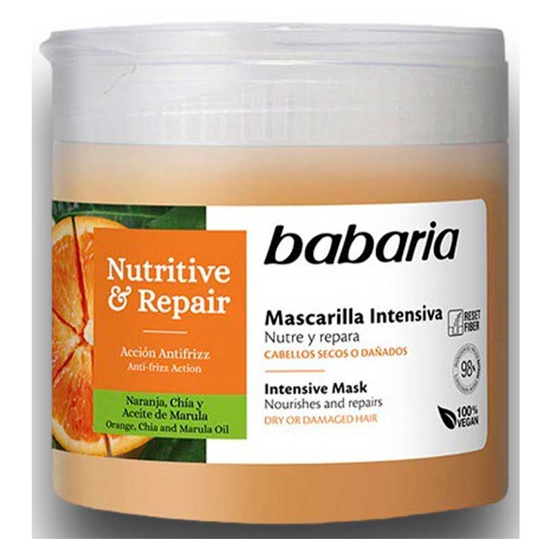 Mascarilla Intensiva Nutritive & Repair BABARIA  400 Ml | Cash Borosa