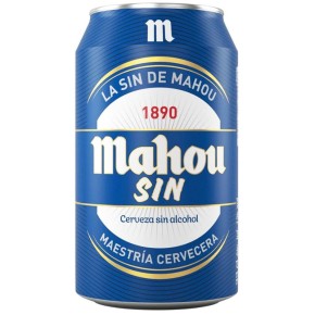 Cerveza Lata MAHOU Sin Alcohol 33 CL