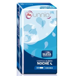 Compresa IFA Unnia Alas Super Noche 10 Und