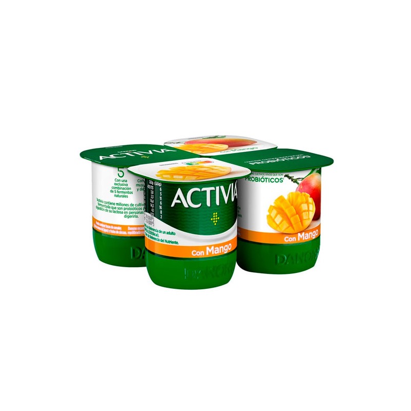 Yogur con Mango ACTIVIA X4 | Borosa Market