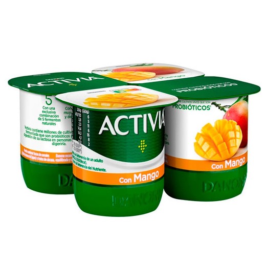 Yogur con Mango ACTIVIA X4 | Borosa Market