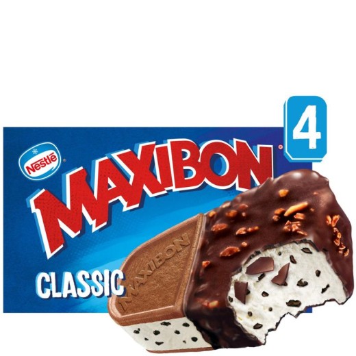 Helado Sandwich MAXIBON Nata Pack 3+1 UND | Borosa Market