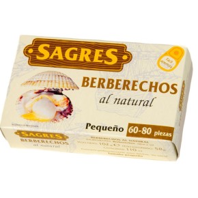 Berberechos al Natural  60/80 Piezas