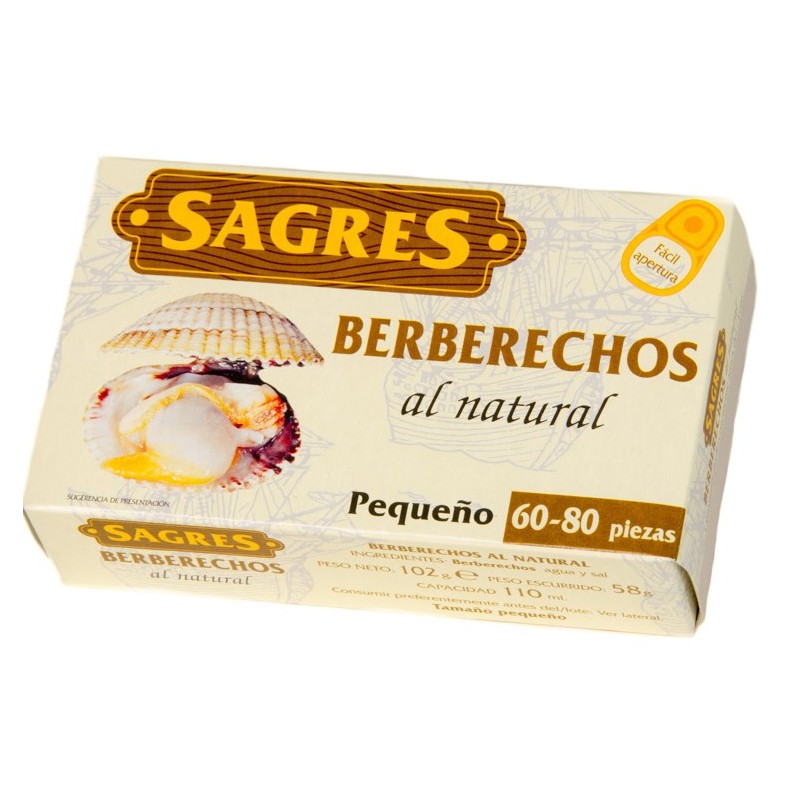 Berberechos al Natural  60/80 Piezas | Cash Borosa